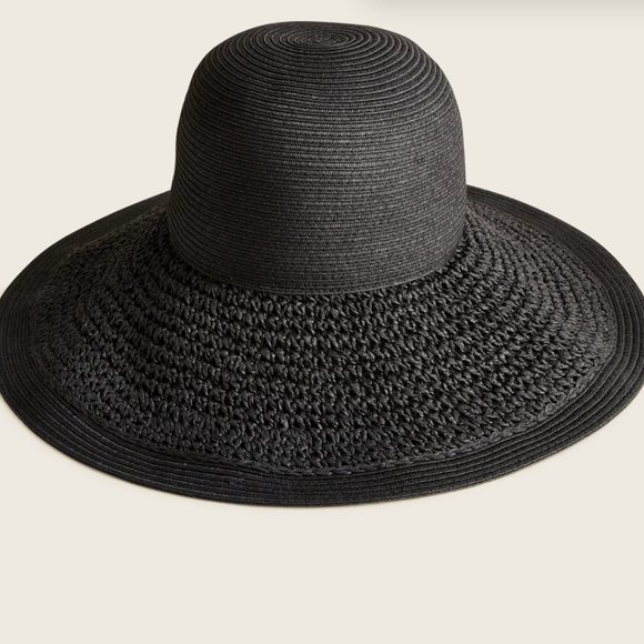 J.Crew Textured Summer Straw Hat